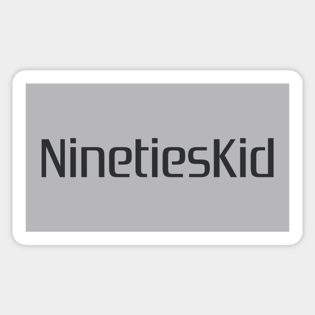 Nineties Kid Sticker by Indie Pop